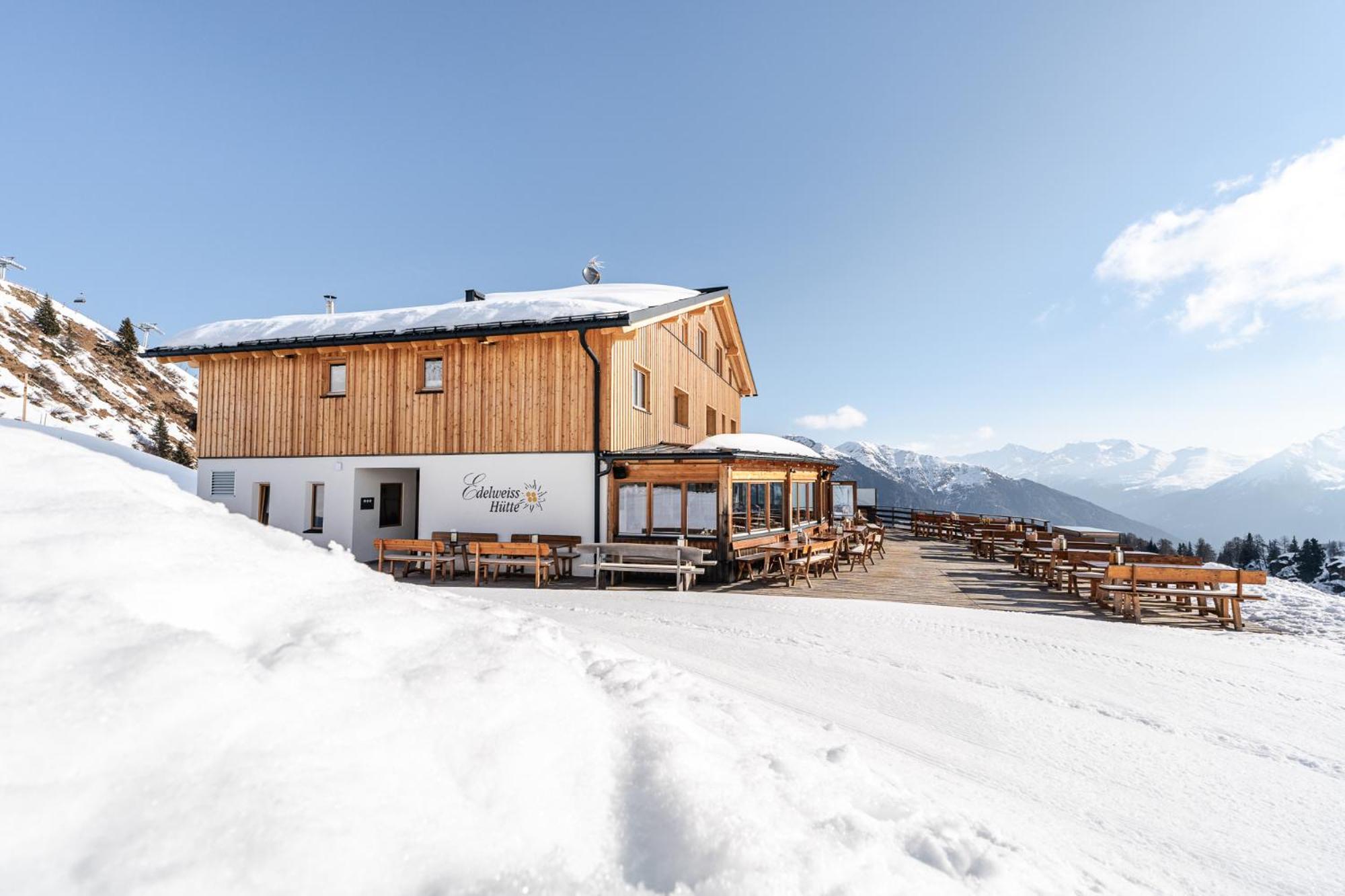 Berggasthaus Edelweisshütte Ladurns Innerpflersch Exterior foto