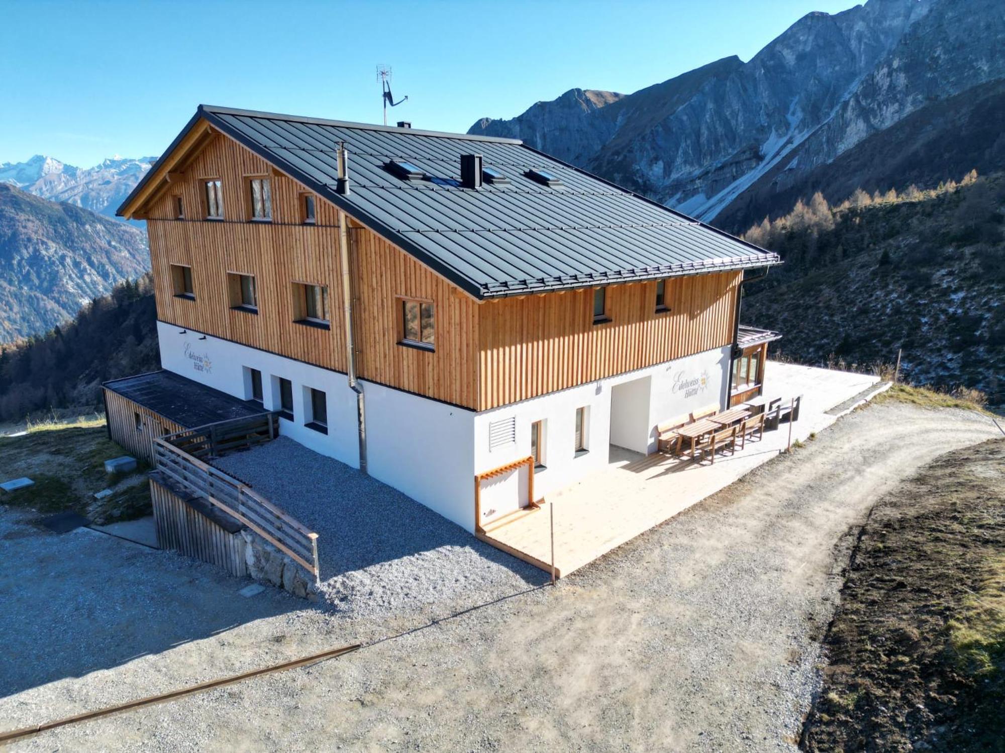 Berggasthaus Edelweisshütte Ladurns Innerpflersch Exterior foto