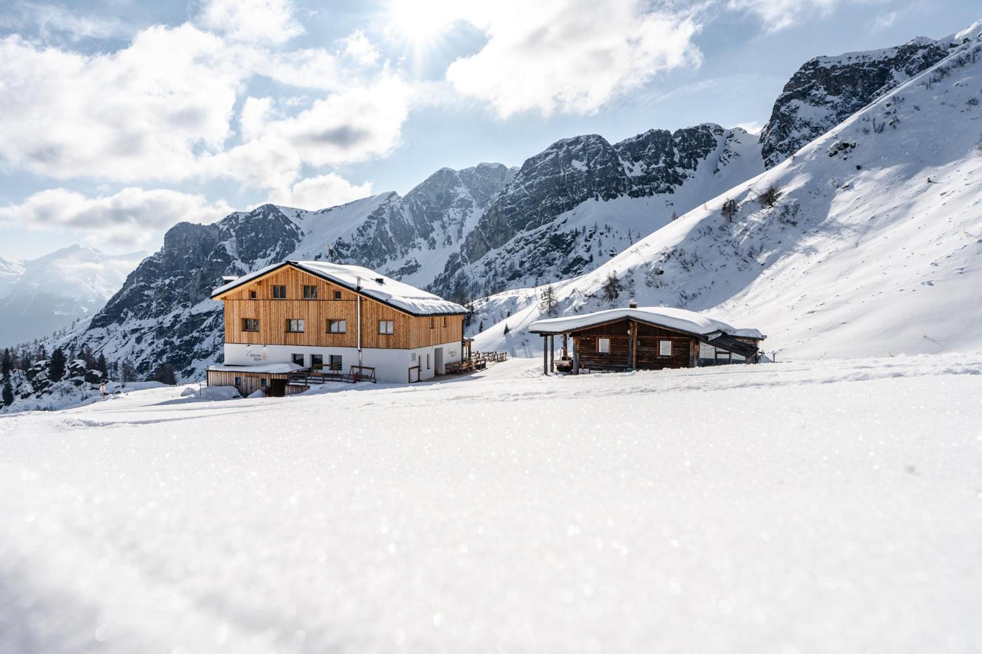 Berggasthaus Edelweisshütte Ladurns Innerpflersch Exterior foto
